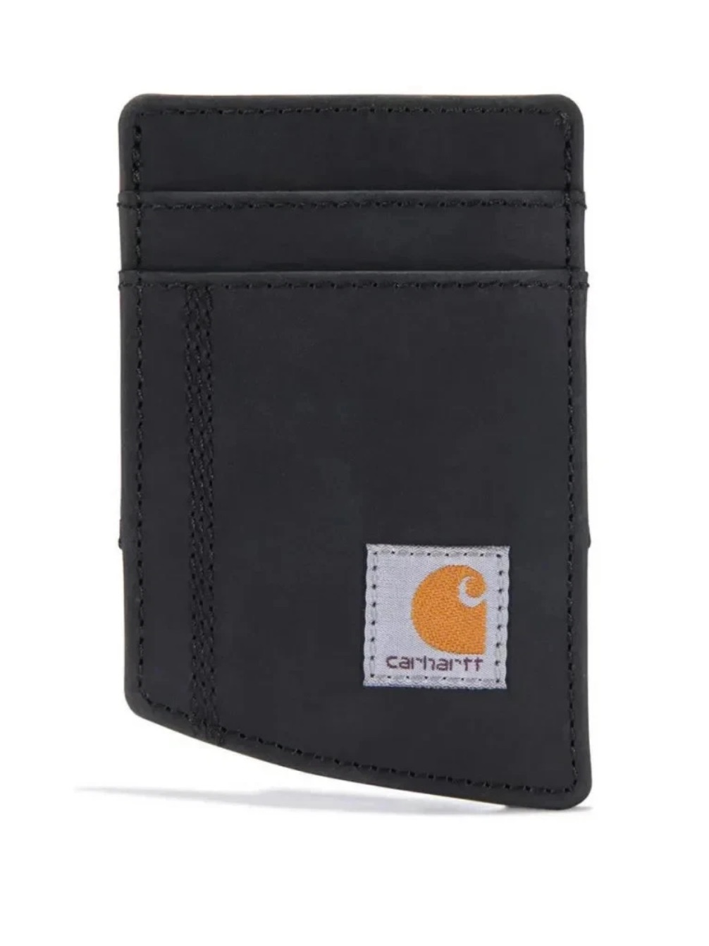 Carhartt Men's Saddle Leather Front Pocket Wallet Vintage Light Black Nwt